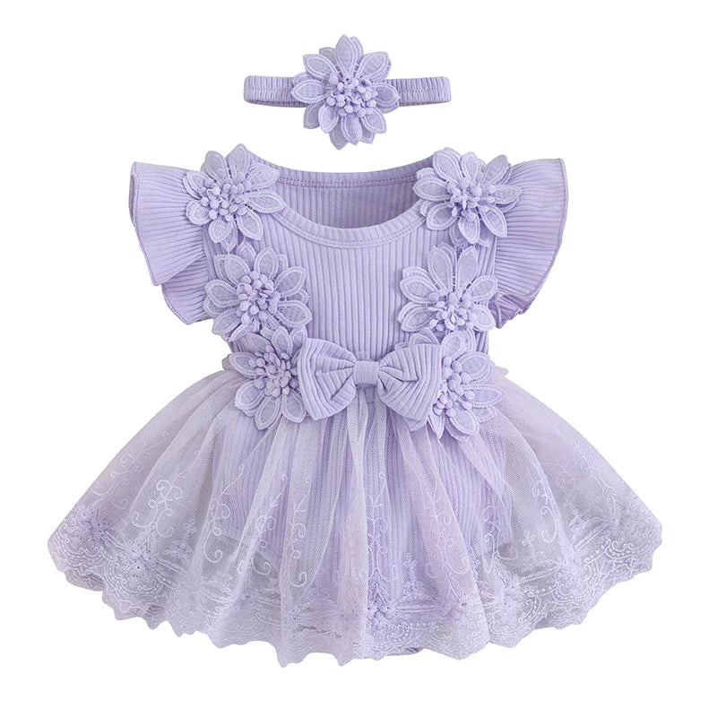 Baby Girl Lace Romper