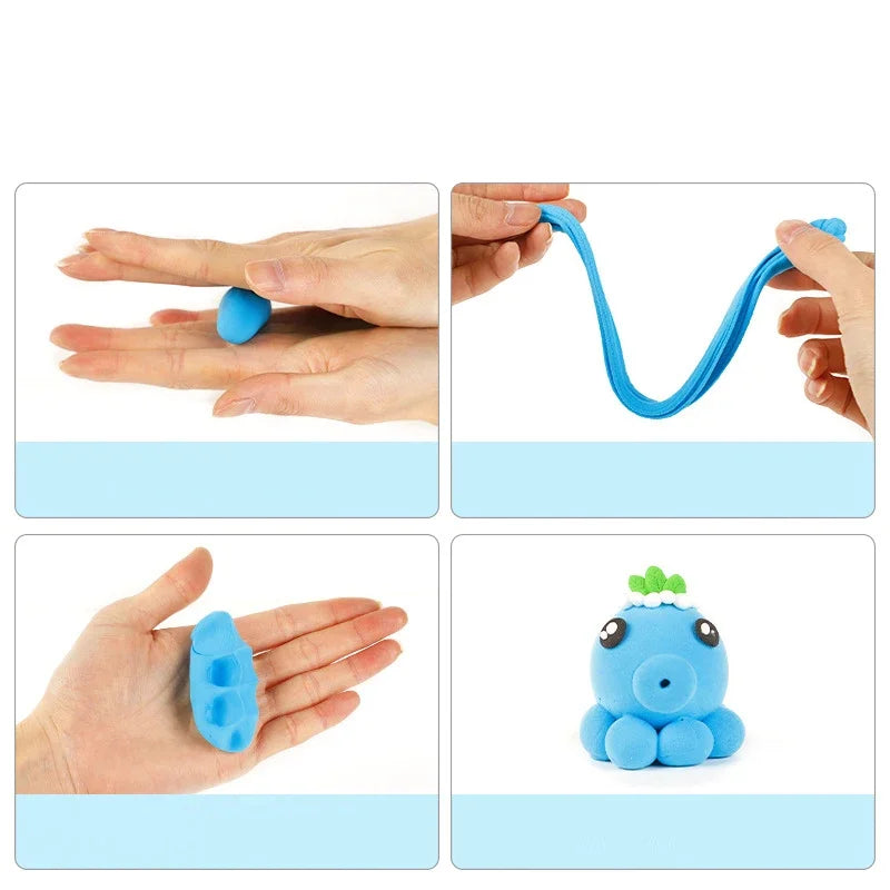 RainbowCraft Kids Air-Dry Clay Set