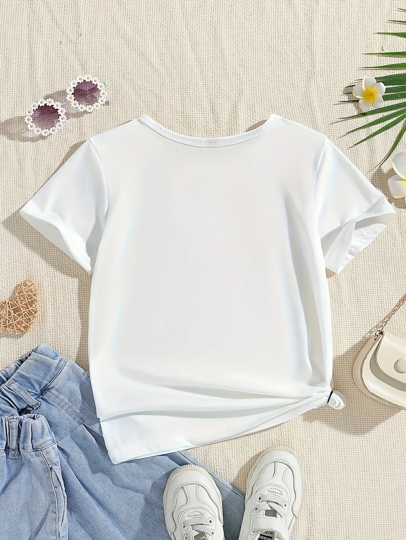 Casual Rainbow Printed T-shirt