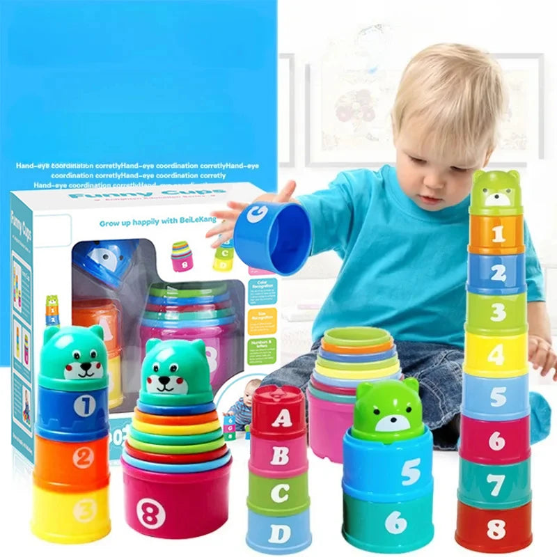 Alphabet & Number Stacking Tower
