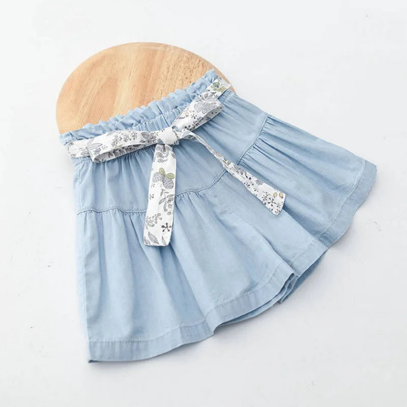 Linen-Blend Riviera Skirt