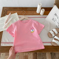 Girl's  Daisy Printed T-shirt