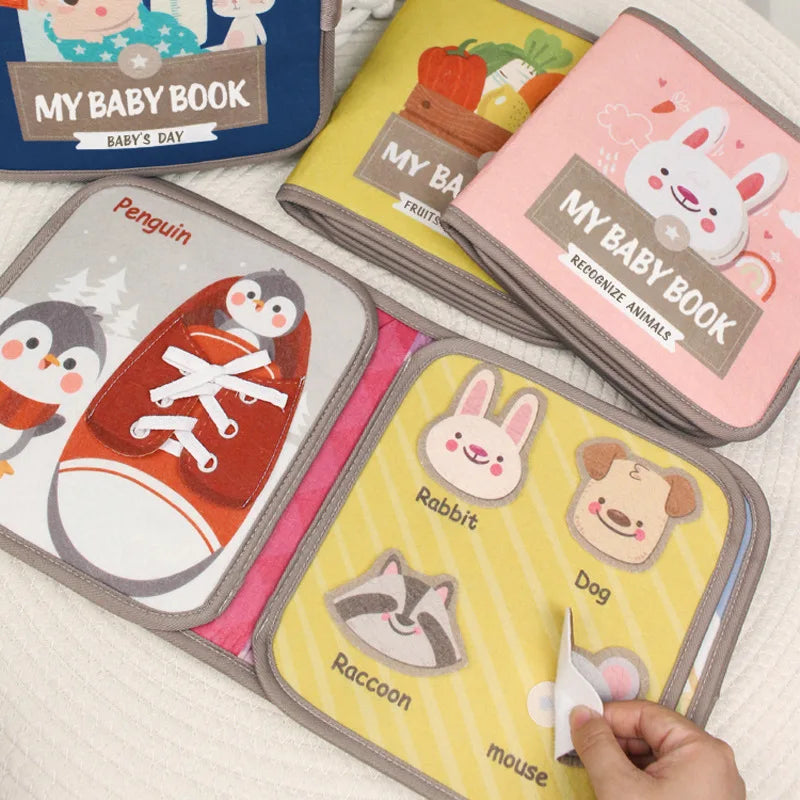 SnuggleLearn™ Baby Soft Animal Book
