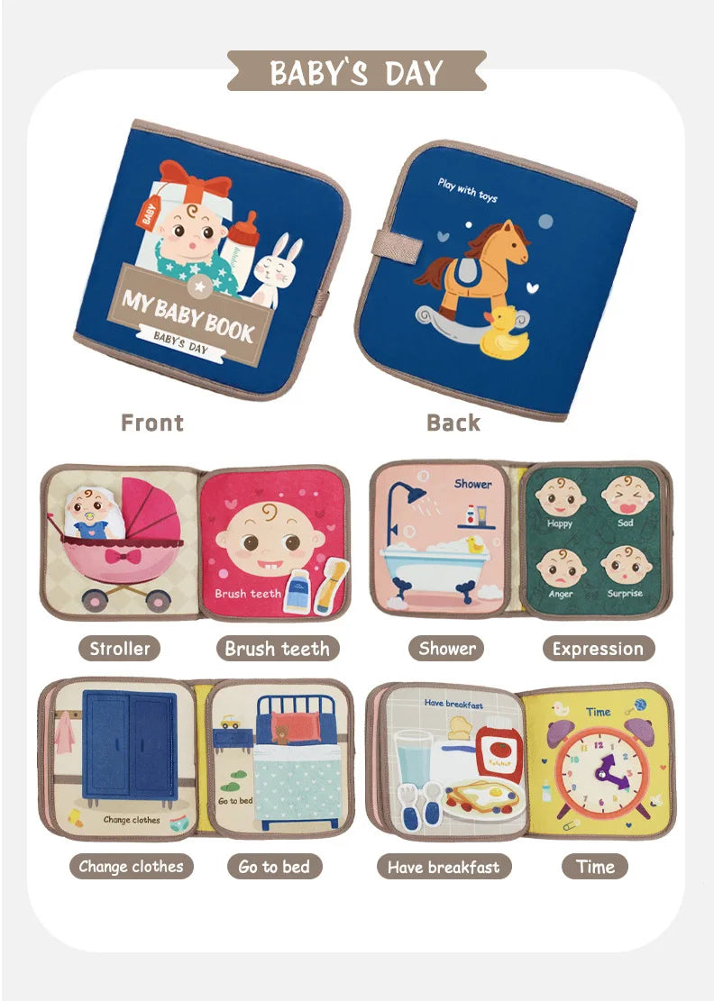 SnuggleLearn™ Baby Soft Animal Book