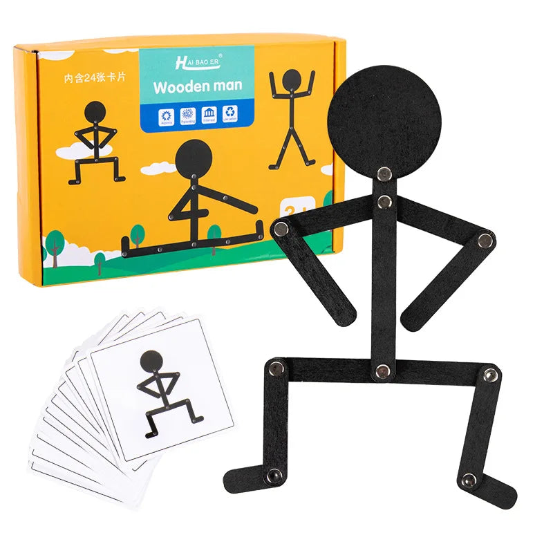 FlexiPose Wooden Kinetic Manikin