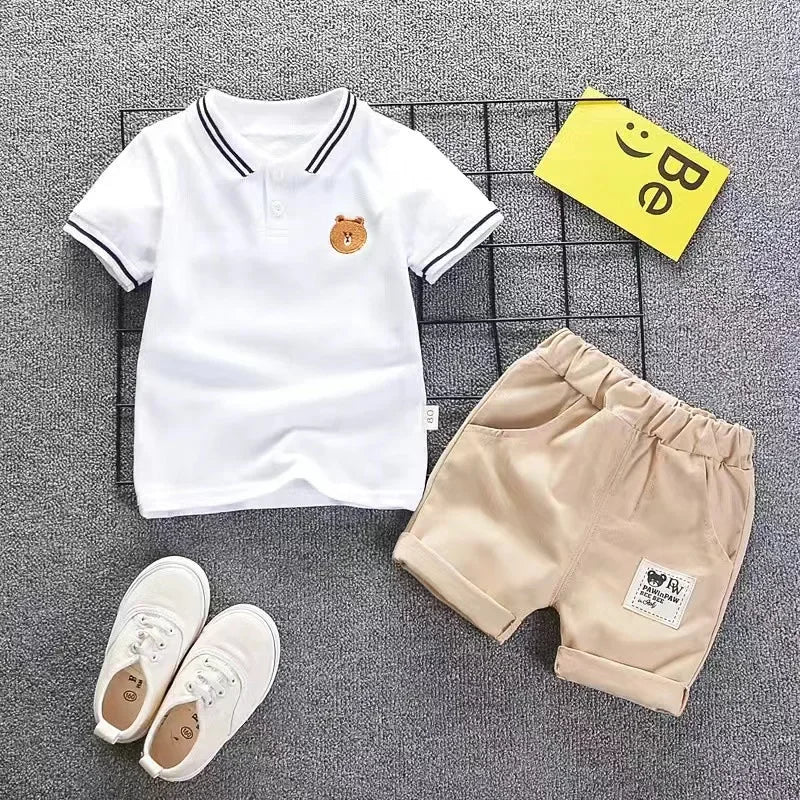 The Little Explorer Polo and Short Set