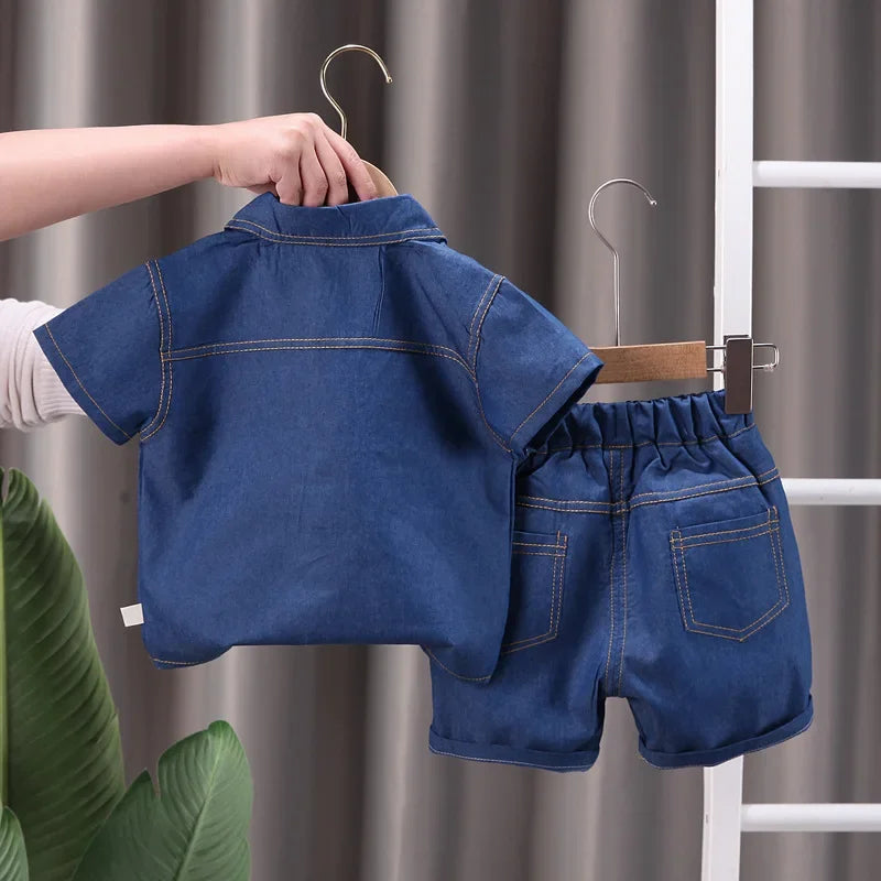 Denim Two-Piece Set