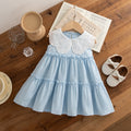 Summer Cotton Solid Color Lapel Dress