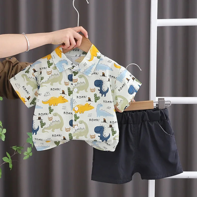 The Little Explorer Polo and Short Set