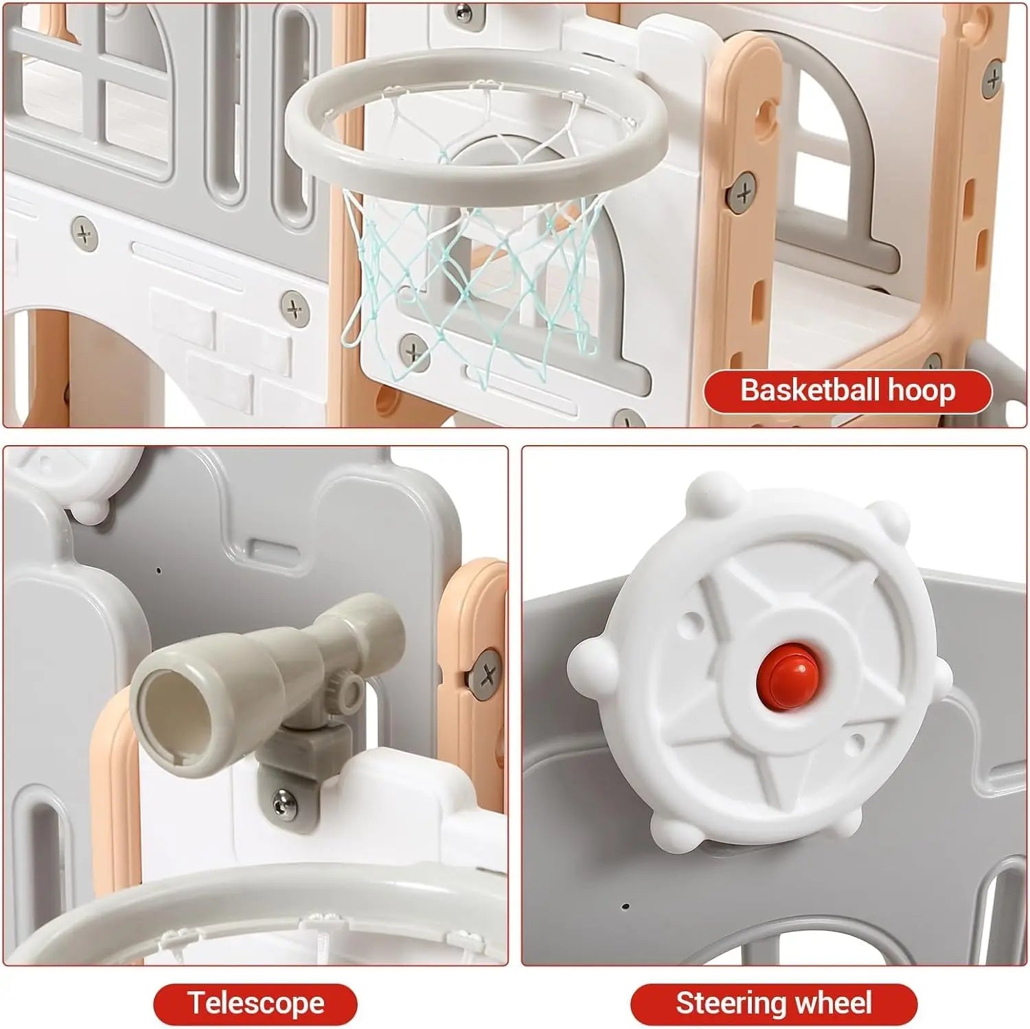 Castle Quest 8-in-1 Activity Slide Set