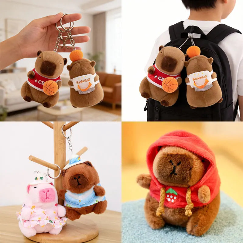 Capybara Cuddle & Keychain Collection