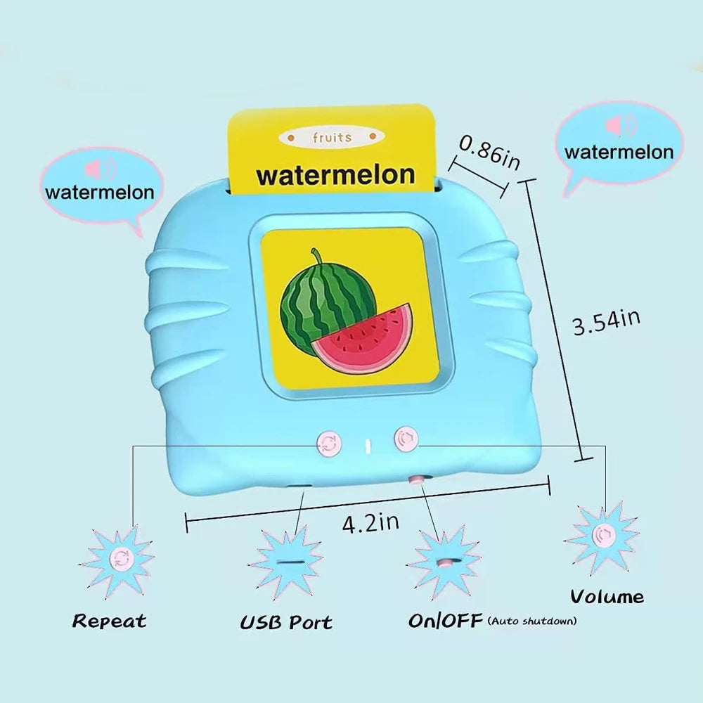 Smart English Talking Flash Cards for Kids