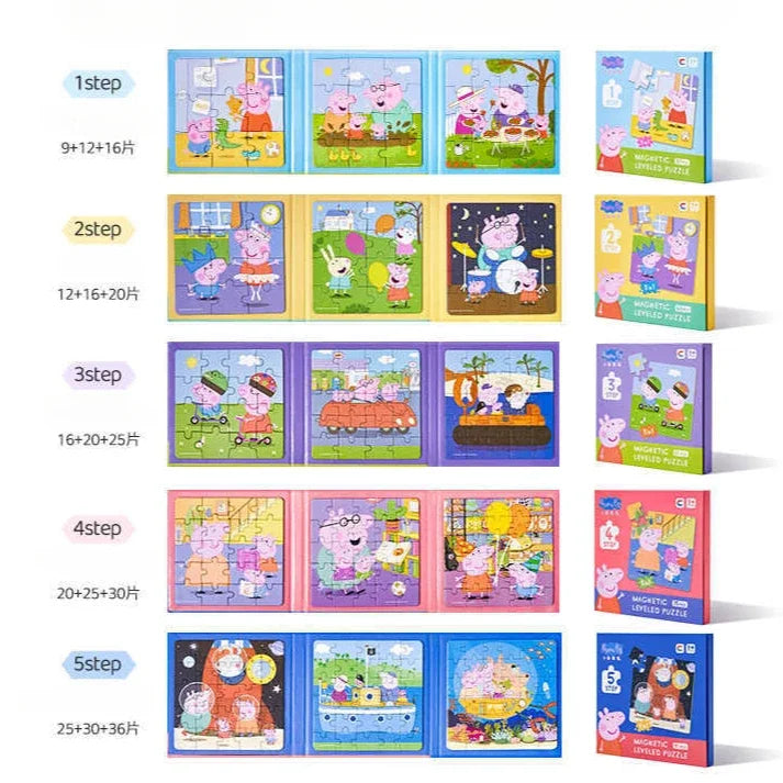 MagniPlay™ Kids Magnetic Puzzle Peppa Pig Book