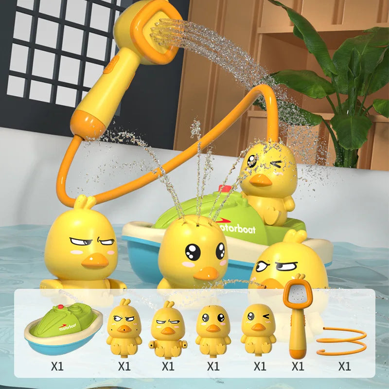 Quack & Spray Interactive Duck Bath Boat Set