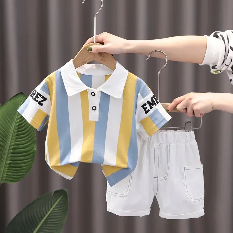 The Little Explorer Polo and Short Set