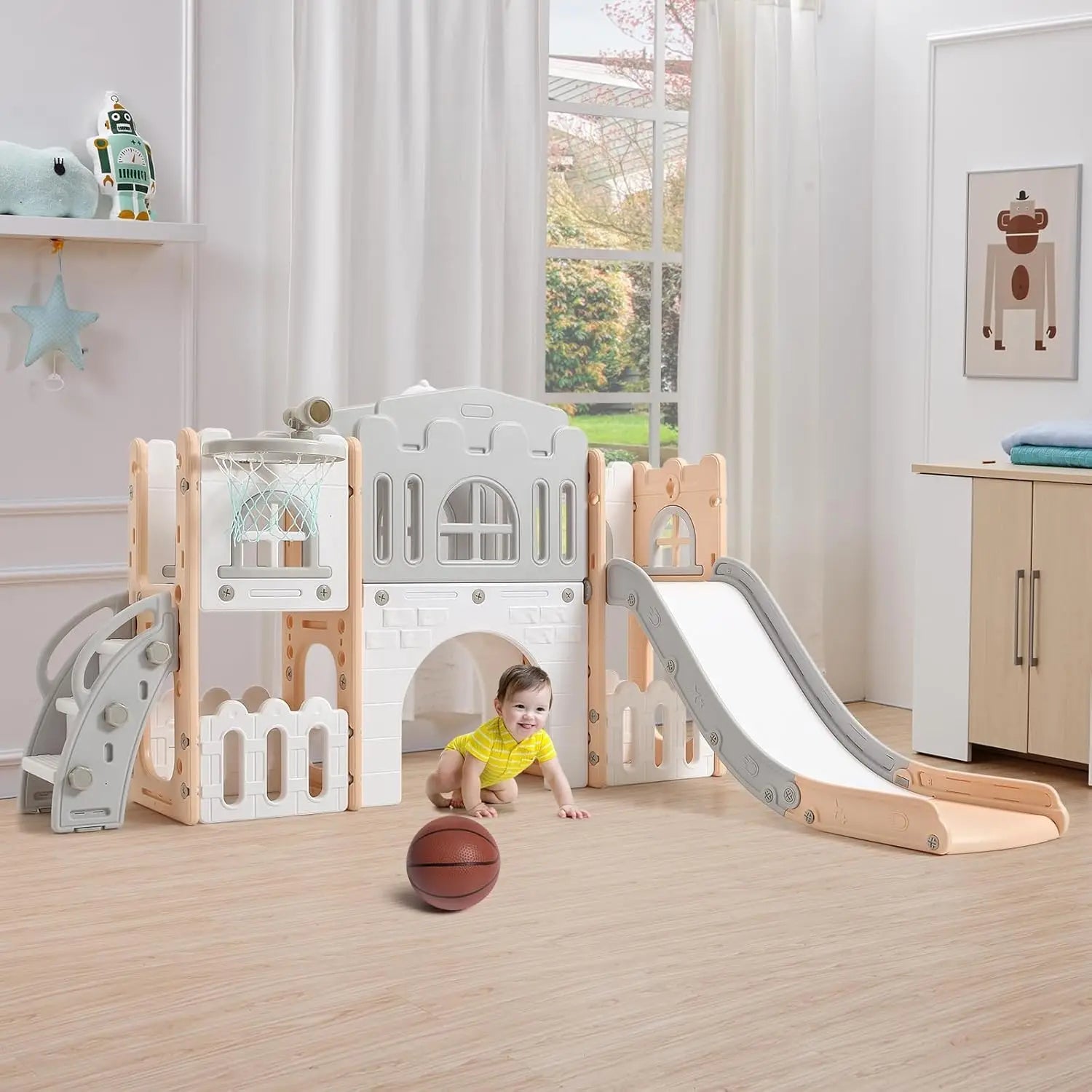 Castle Quest 8-in-1 Activity Slide Set