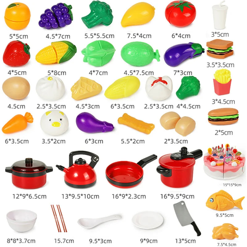 Pretend Play Food Set