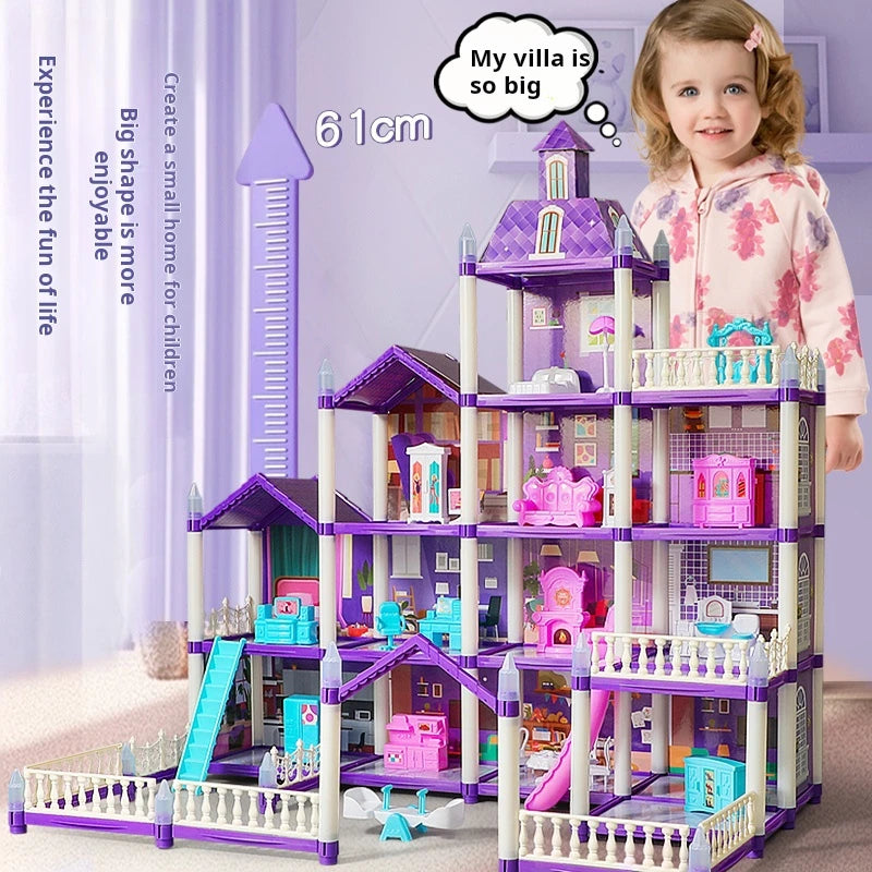 Royal Glow Princess Mansion DIY Playset