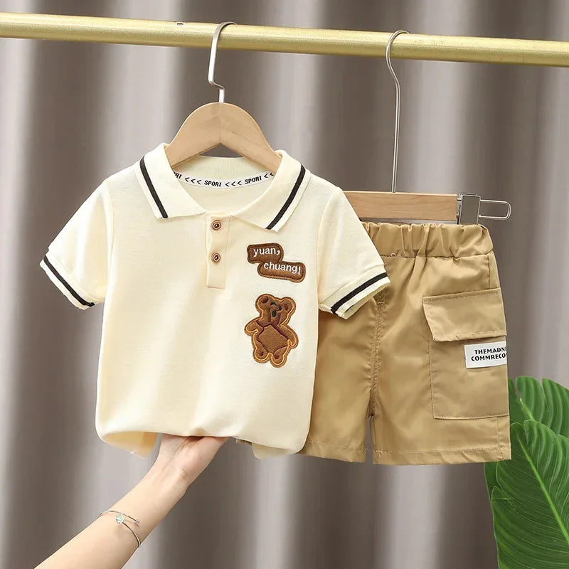 The Little Explorer Polo and Short Set